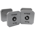 TYTAX 10KG – Original Silver Steel Dumbbell