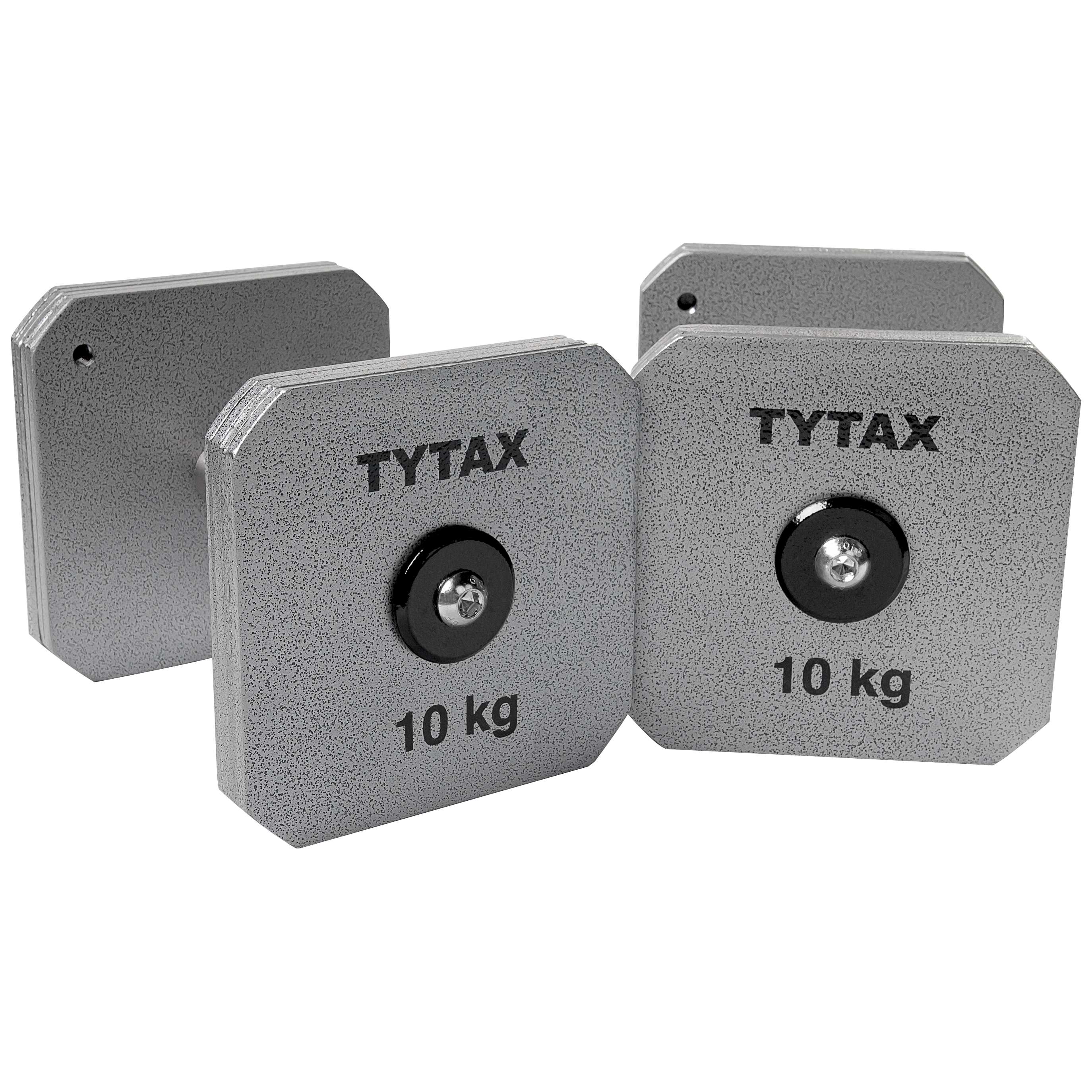 TYTAX 10KG – Original Silver Steel Dumbbell