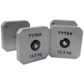 TYTAX 12.5KG – Original Silver Steel Dumbbell
