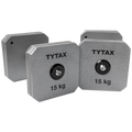 TYTAX 15KG – Original Silver Steel Dumbbell