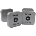 TYTAX 17.5KG – Original Silver Steel Dumbbell