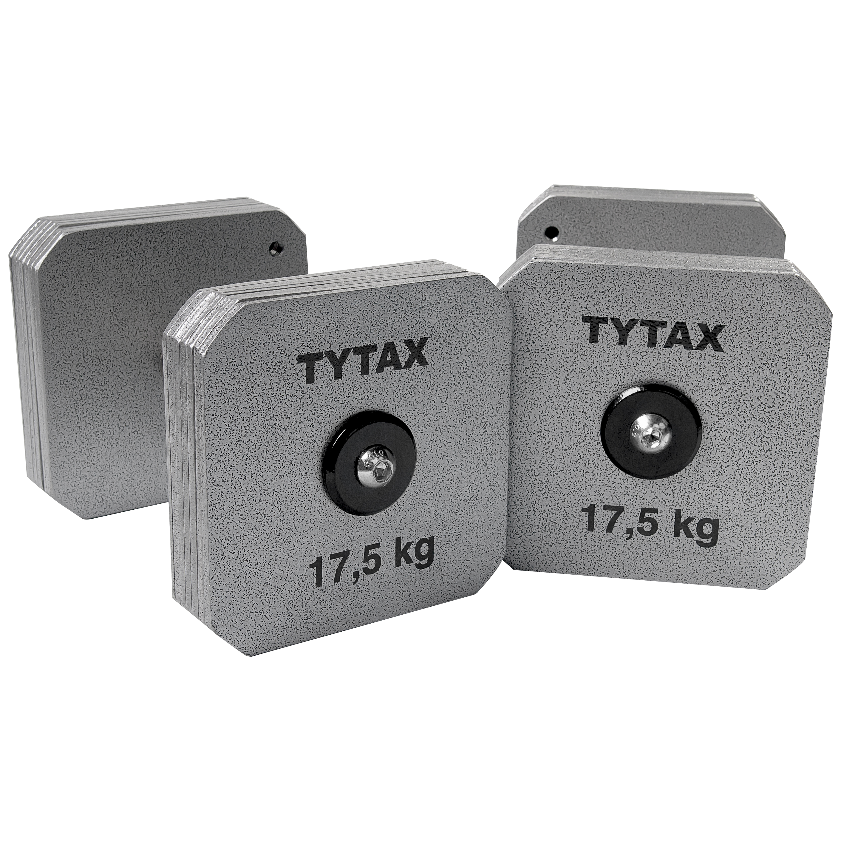 TYTAX 17.5KG – Original Silver Steel Dumbbell