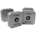 TYTAX 22.5KG – Original Silver Steel Dumbbell