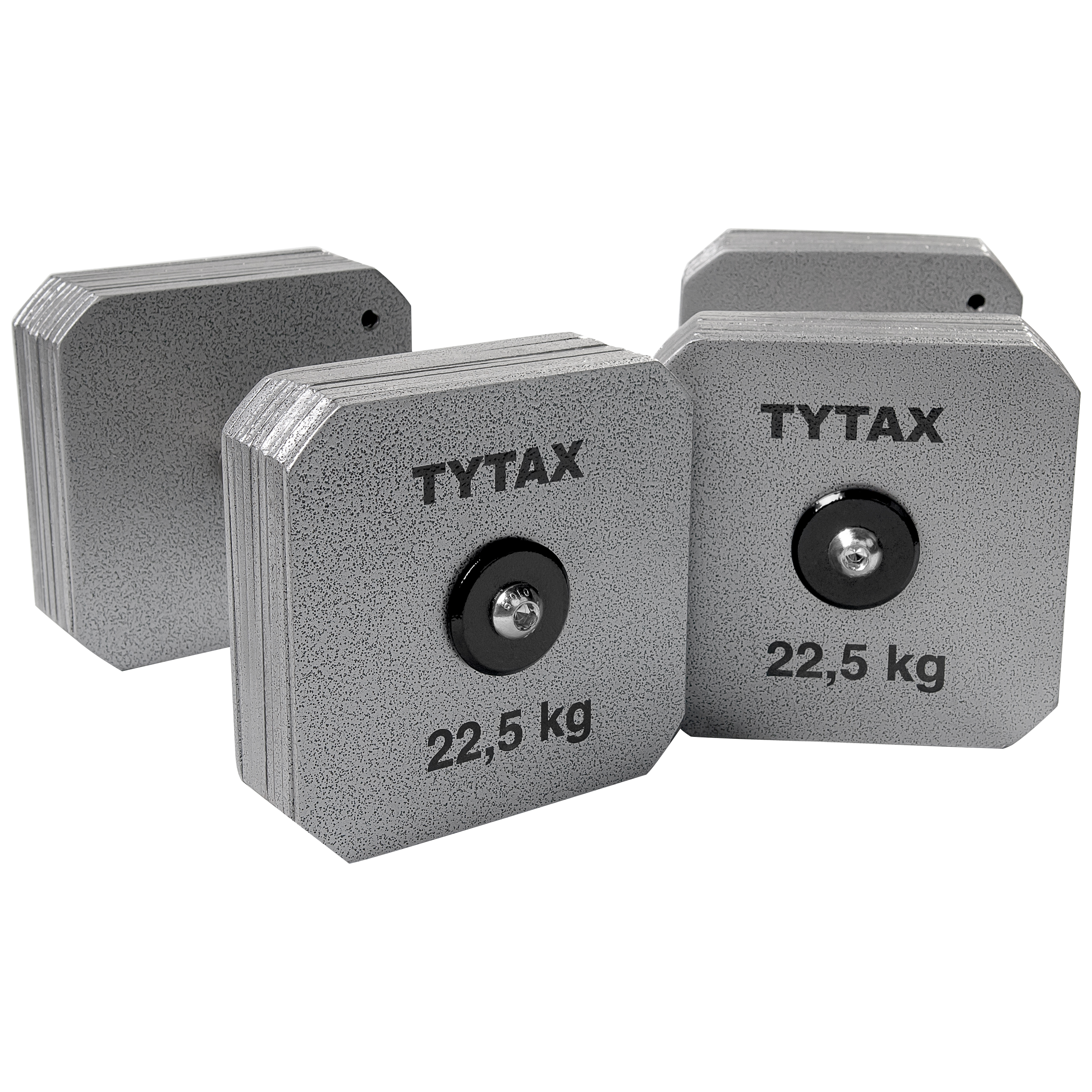 TYTAX 22.5KG – Original Silver Steel Dumbbell