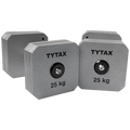 TYTAX 25KG – Original Silver Steel Dumbbell