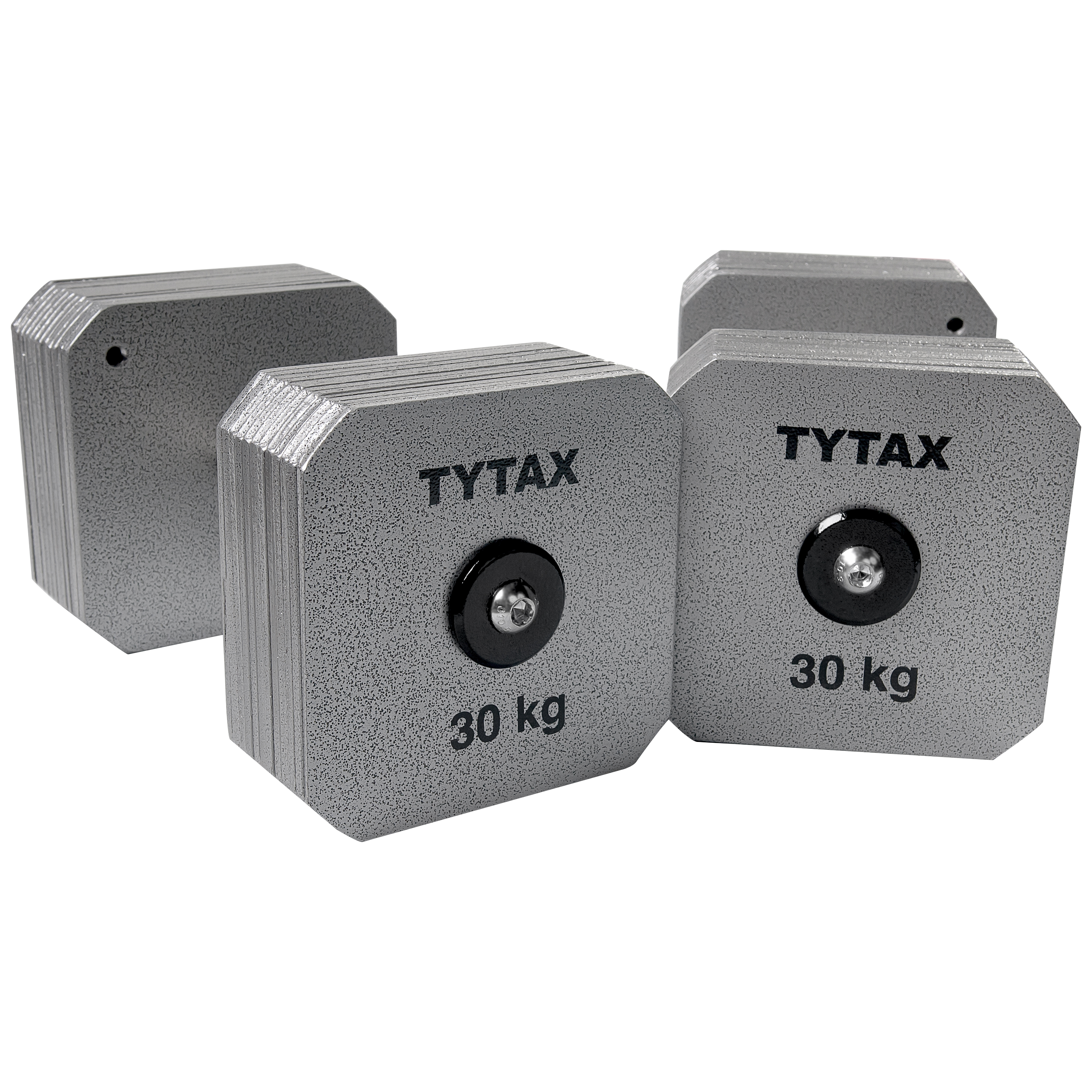 TYTAX 30KG – Original Silver Steel Dumbbell