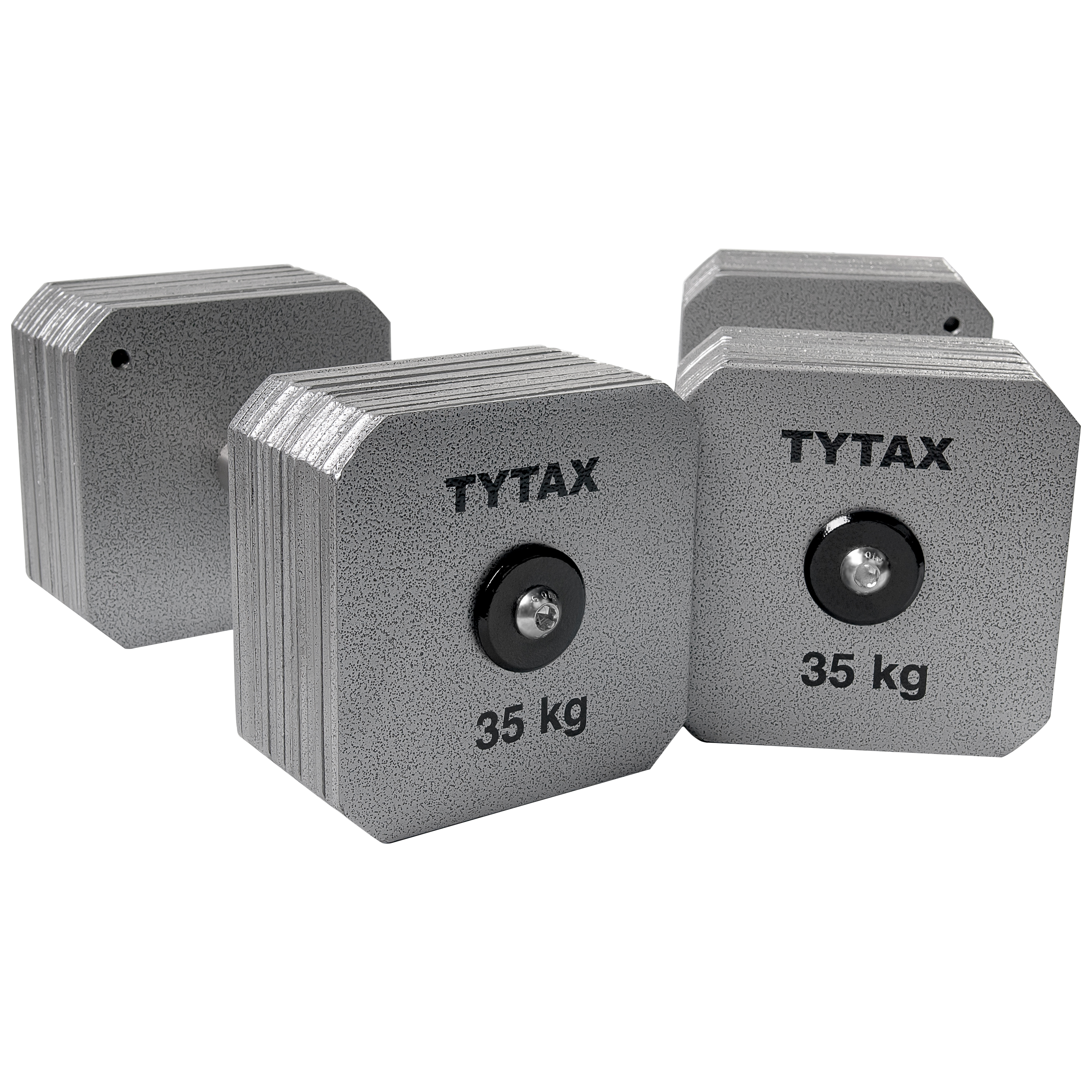 TYTAX 35KG – Original Silver Steel Dumbbell