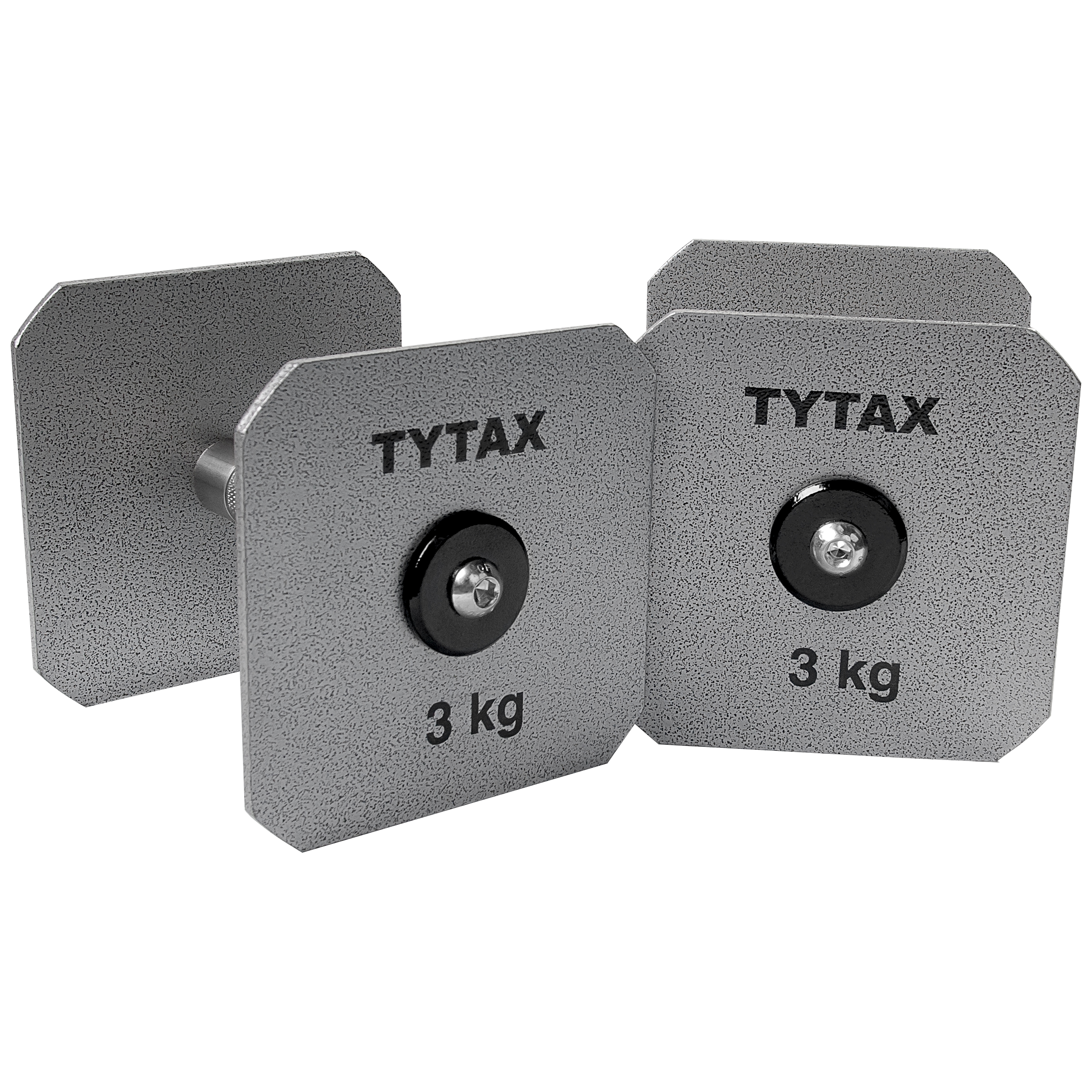 TYTAX 3KG – Original Silver Steel Dumbbell