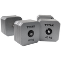 TYTAX 40KG – Original Silver Steel Dumbbell