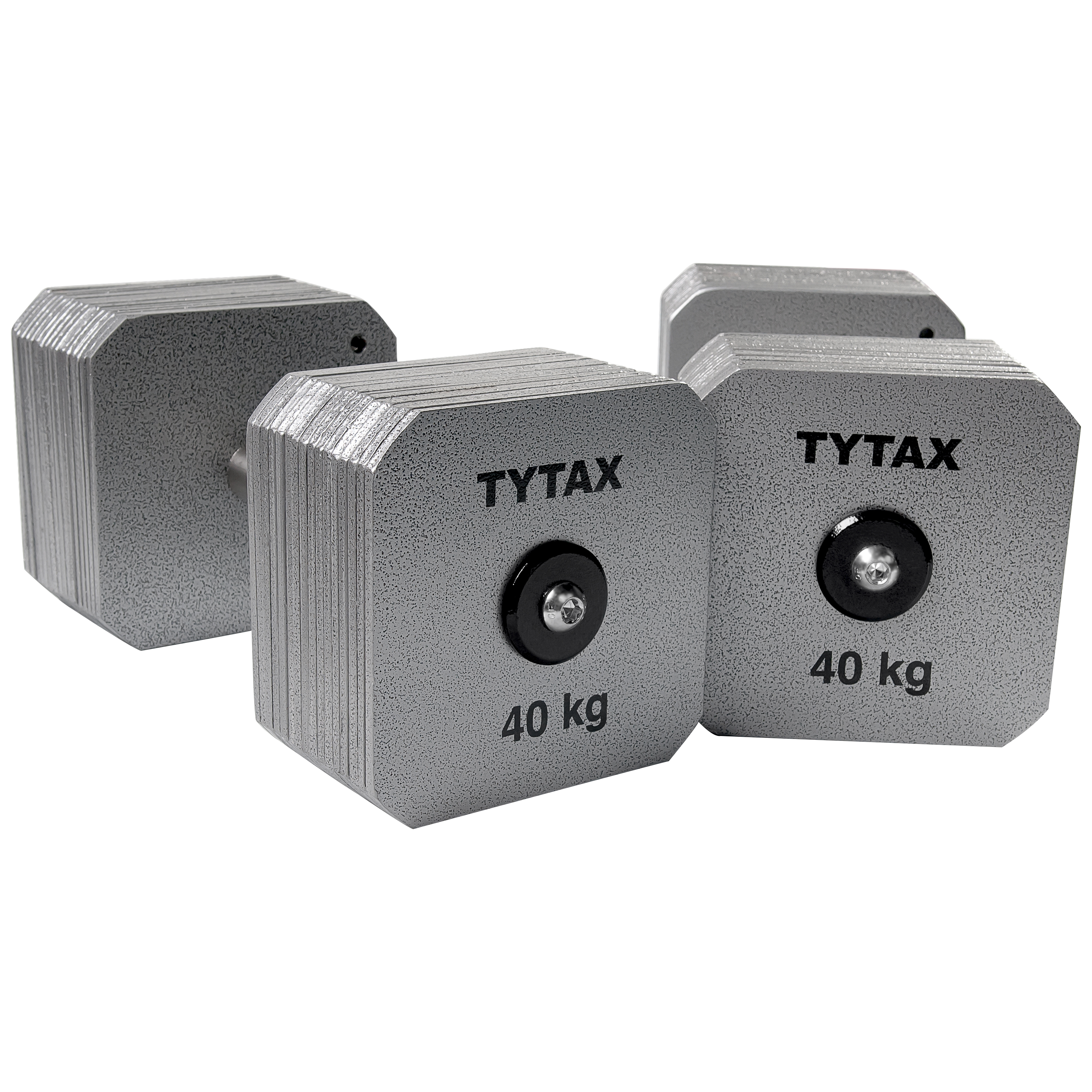 TYTAX 40KG – Original Silver Steel Dumbbell