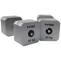 TYTAX 45KG – Original Silver Steel Dumbbell