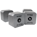 TYTAX 47.5KG – Original Silver Steel Dumbbell