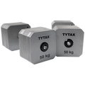 TYTAX 50KG – Original Silver Steel Dumbbell