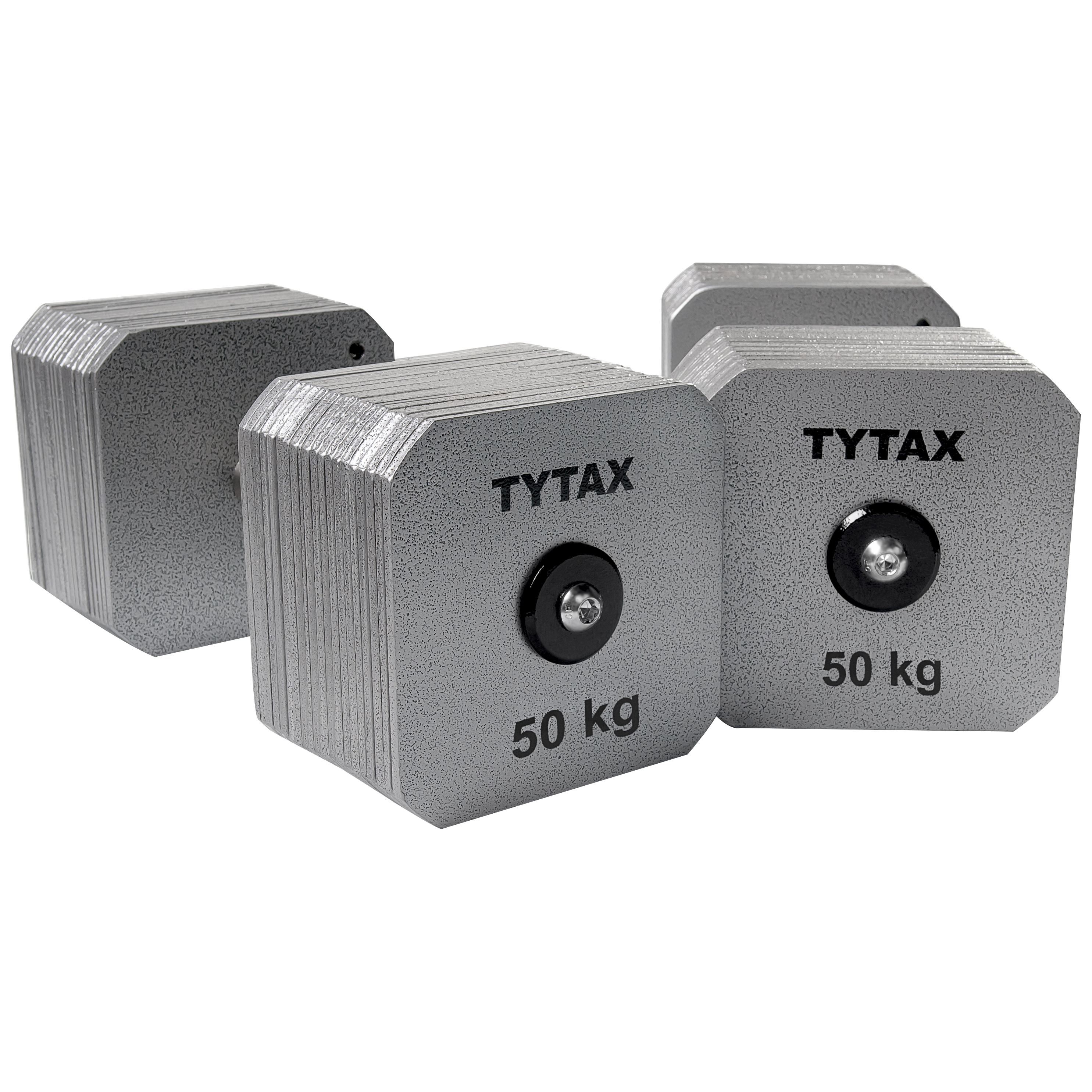 TYTAX 50KG – Original Silver Steel Dumbbell